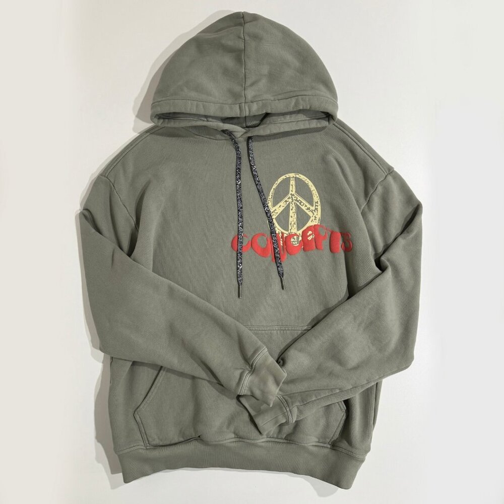 Concepts CNCPTS 'Far Out' Pullover Hoodie Peace Sign Sage Size M